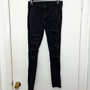 Deals for American Eagle Black Ripped 
